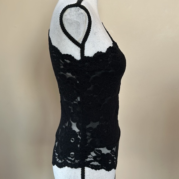 Intimately Free People Black One Shoulder Lace Top - Picture 6 of 11